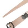 10393850.jpeg Women Beige Polyester Silver Metal Buckle Waist Belt