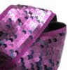 10393859.jpeg Women Purple Sequined Silver Metal Buckle Belt