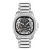 Gray Stainless Steel Dress Watch