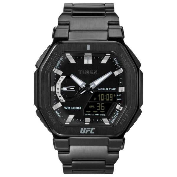 Black Stainless Steel Sport Watch