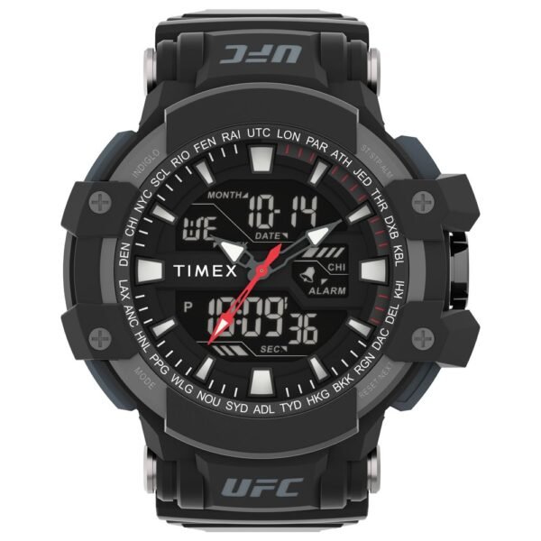 Black Rubber Digital Watch