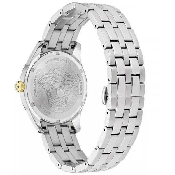Gray Stainless Steel Dress Watch
