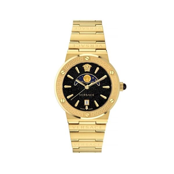 Gold Stainless Steel Dress Watch