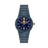 Blue Stainless Steel Dress Watch