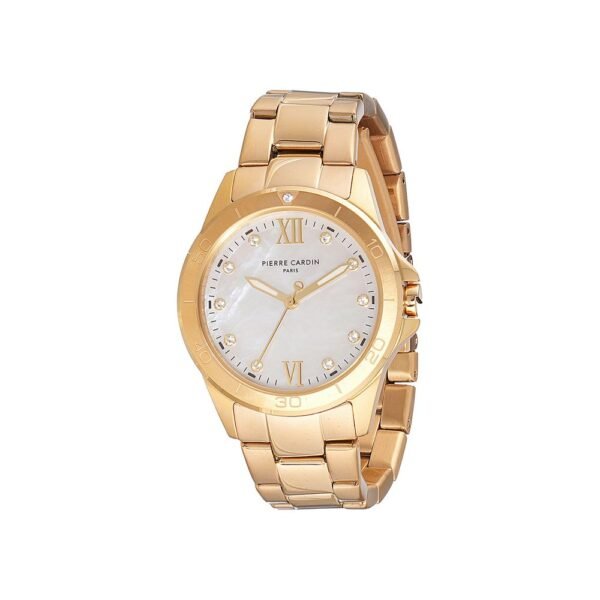 Gold Stainless Steel Dress Watch