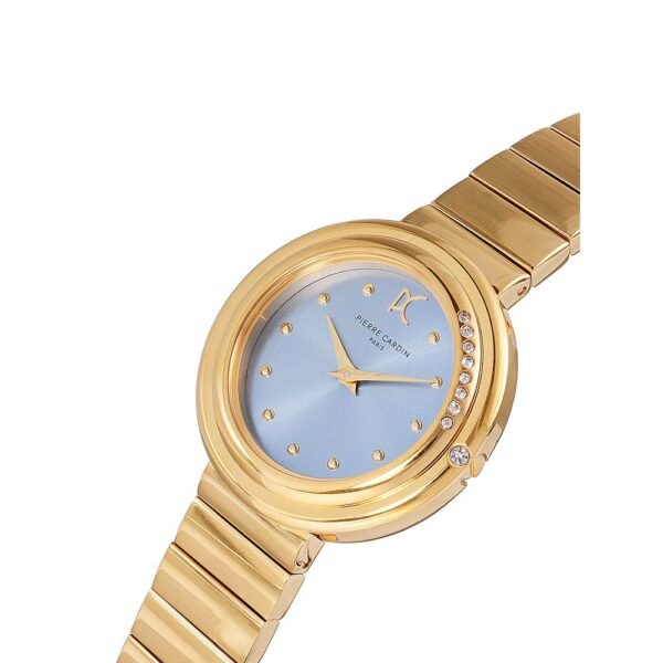 Gold Stainless Steel Dress Watch