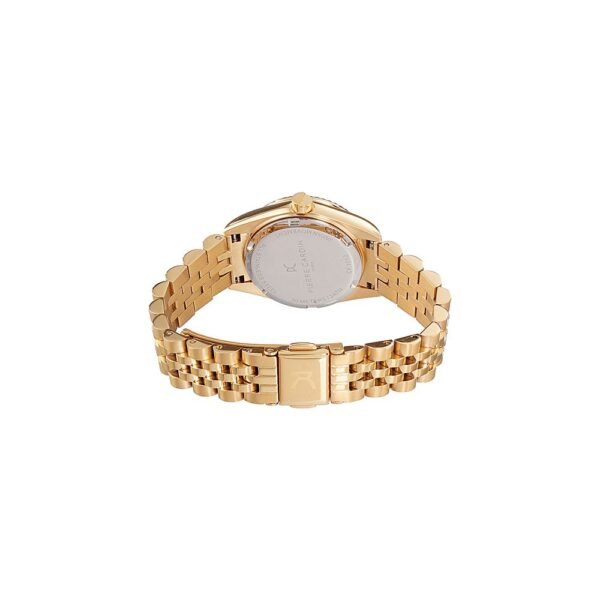 Gold Stainless Steel Dress Watch