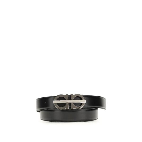 Black Calf Leather Bos Taurus Regular Belt
