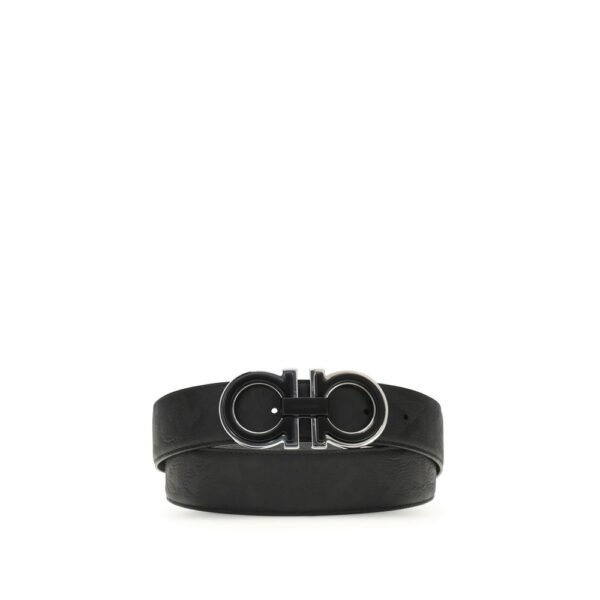 Black Calf Leather Bos Taurus Regular Belt