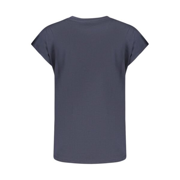 10404243-1.jpeg Blue Cotton Women's T-Shirt