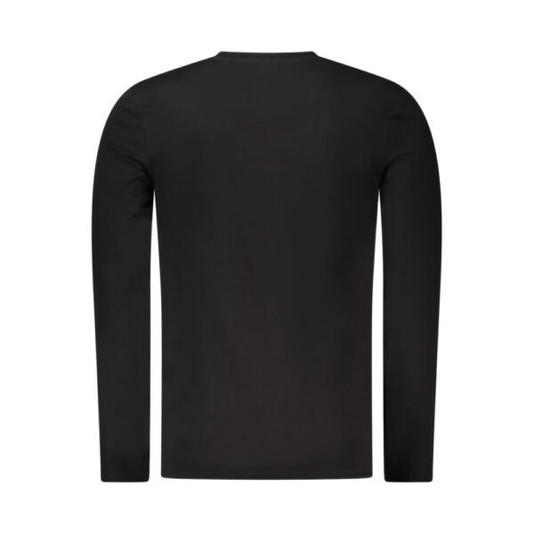 Black Cotton Men T-Shirt