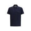 Blue Cotton Polo Shirt