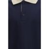 Blue Cotton Polo Shirt