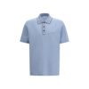 Blue Cotton Polo Shirt