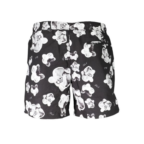 Black Polyester Swimwear