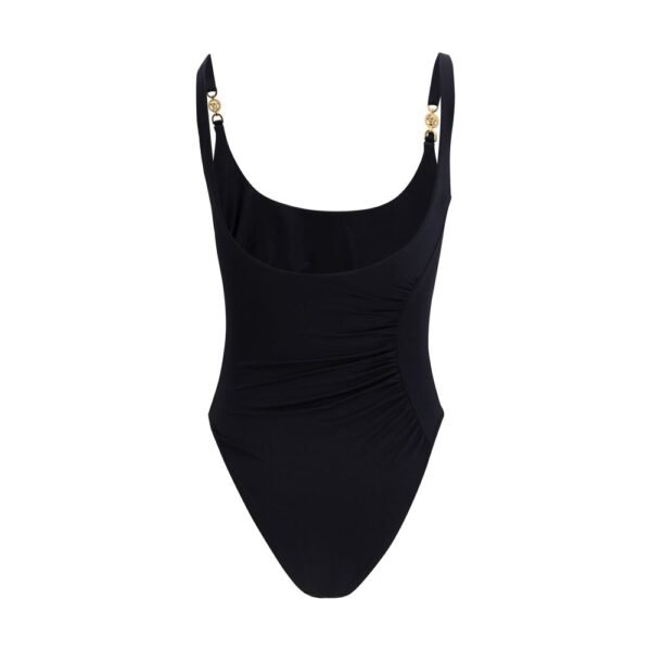 Black Polyamide One-Piece Swimsuit