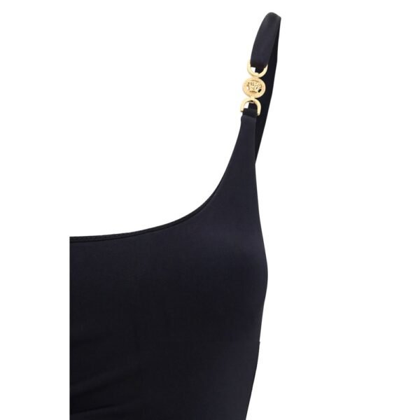 Black Polyamide One-Piece Swimsuit