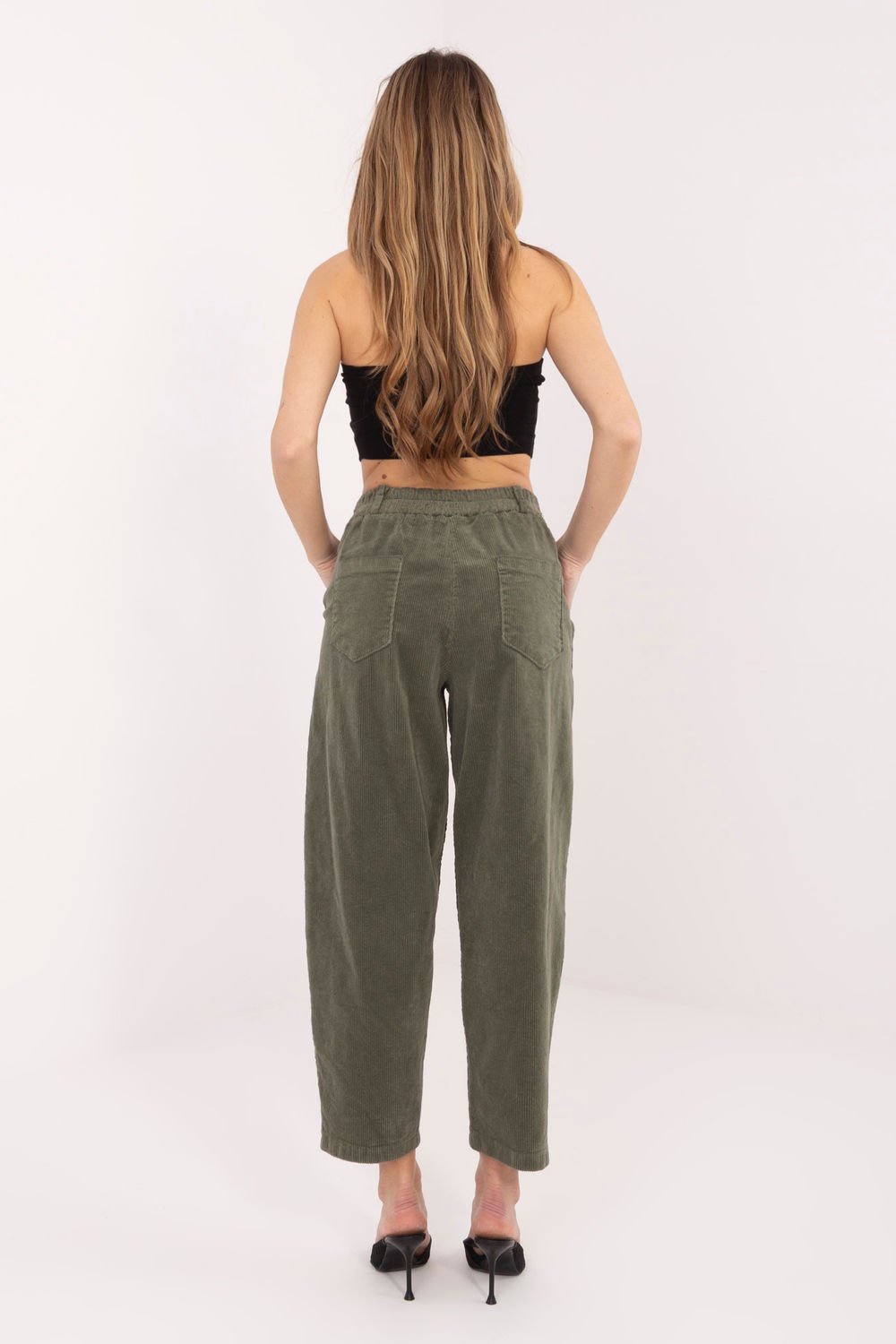 corduroy trousers model 224998 Rue Paris
