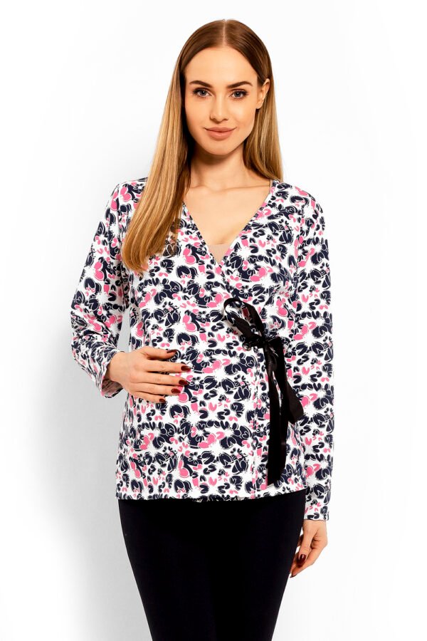 Maternity blouse model 113243 PeeKaBoo