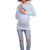 Maternity sweatshirt model 84457 PeeKaBoo