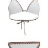 White Polyamide Bikini