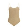 Gold Metal One-Piece Swimsuit